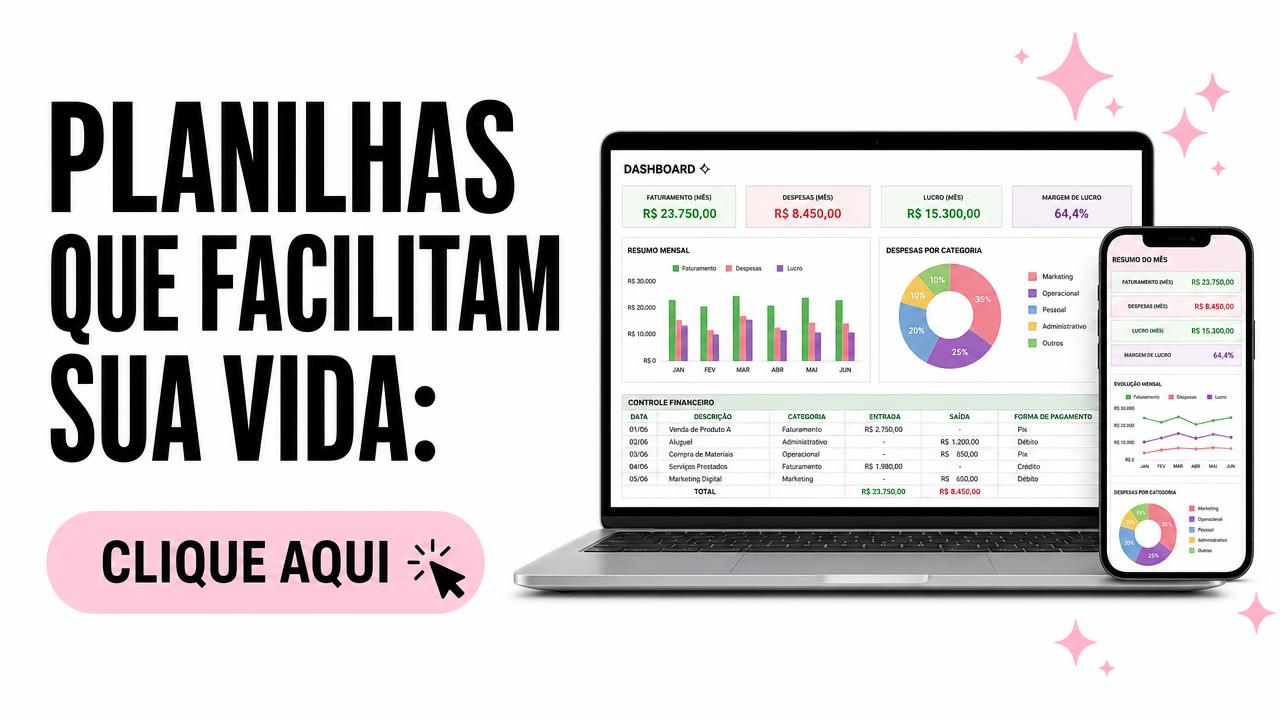 Planilhas que facilitam sua vida